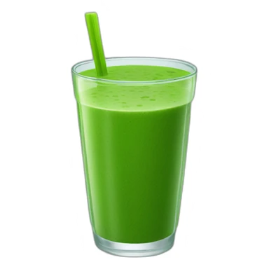 Green smoothie sticker