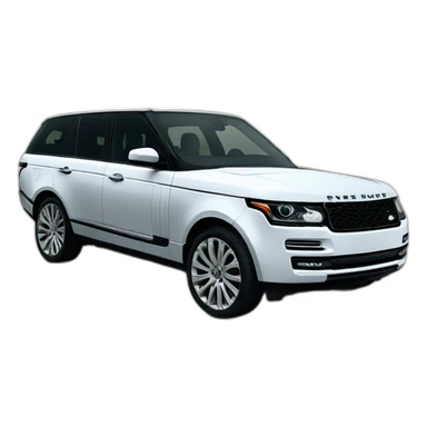 Zebra gestreifter Range Rover sticker