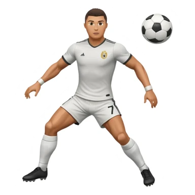 Ronaldo shooting sticker