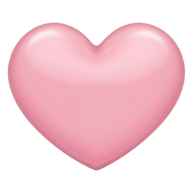 Corazón rosado claro sticker