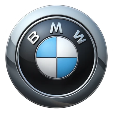 Bmw logo sticker
