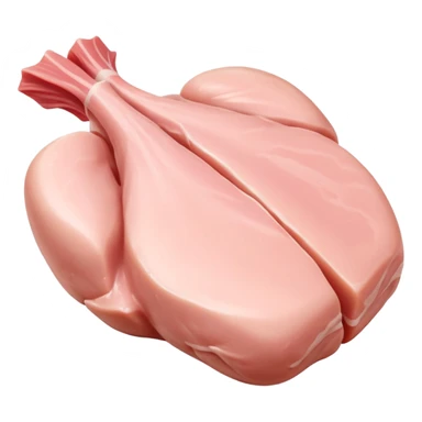 Cooking ingredients raw boneless chicken thighs  sticker