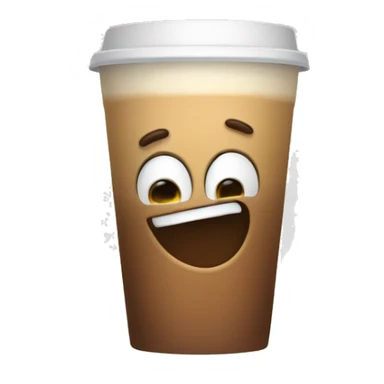 cheering two coffee glass emoji sticker