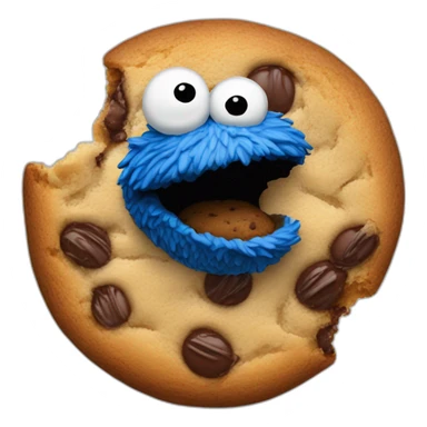 Colombiana Cookie monster sticker
