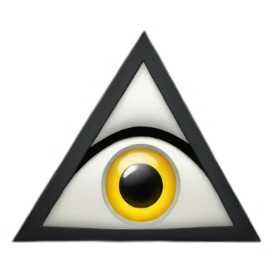 All seeing eye sticker