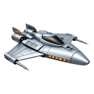 a star wars space ship sticker