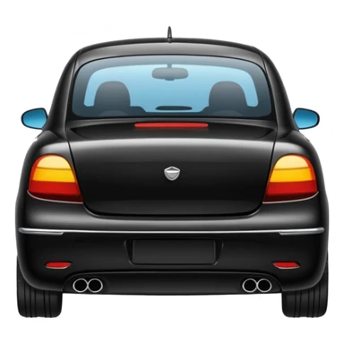 mach mir ein auto von hinten sticker