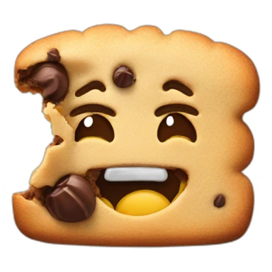 cookie with bite sticker