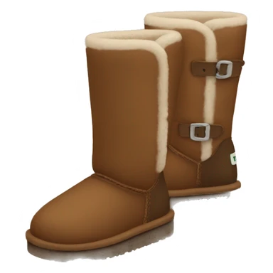 Brown Ugg boots sticker