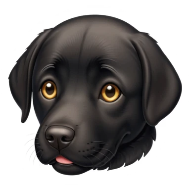 Labrador  negro adulto sticker