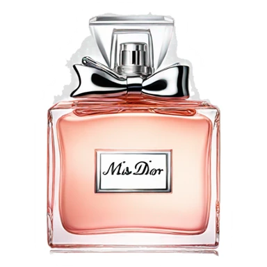 Miss Dior perfume with the logo  sticker