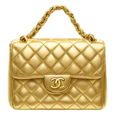 Chanel bag - gold sticker