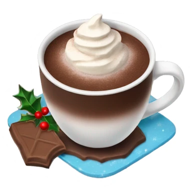 Christmas hot chocolate  sticker