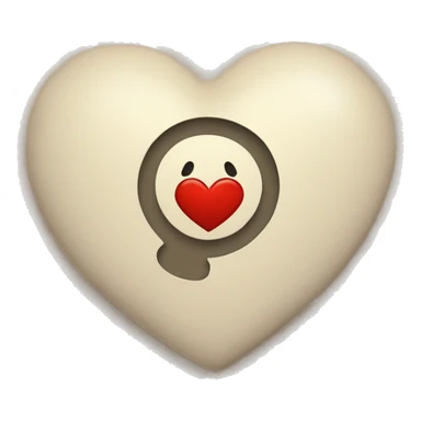 Un cuore con scritto dentro A sticker