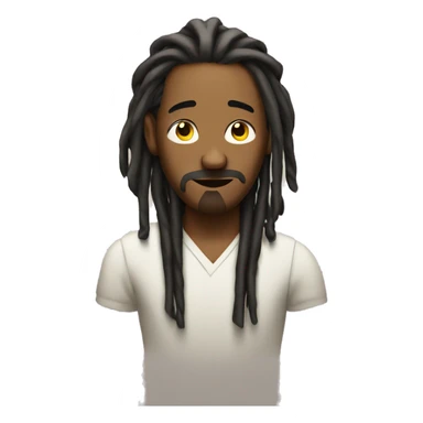 Dreadhead shrugging shoulders sticker