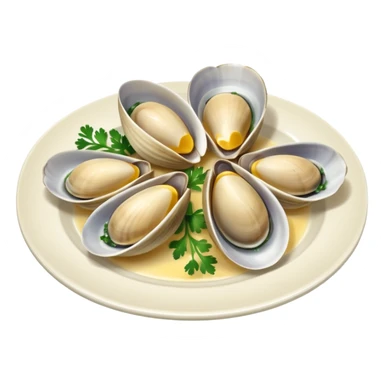 Steamed clams sticker