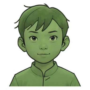 Chinese boy sticker