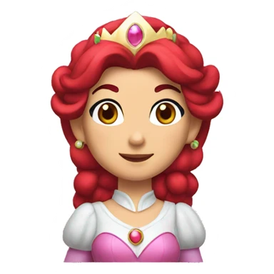princesa do super mario sticker