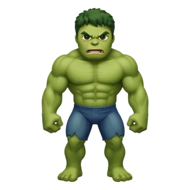 Generate an emoji of hulk sticker