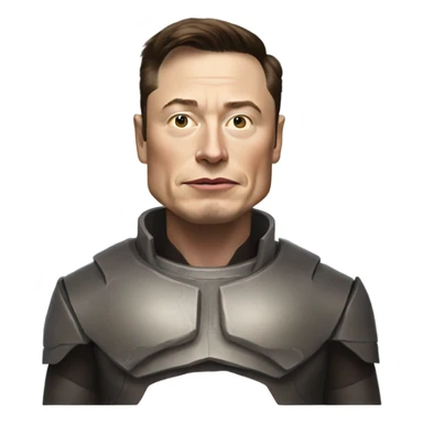 Elon musk as golem sticker