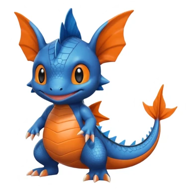 Cute Swampert-Salandit-Mudkip-Digimon-Fakémon-dragon sticker