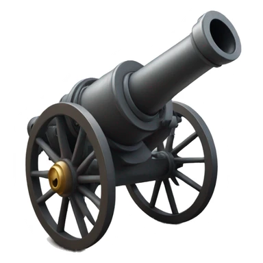Cannon fire sticker