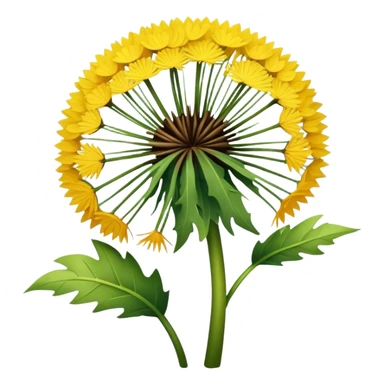 Dandelion plant  sticker