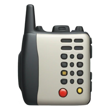 old school walkie talkie sticker