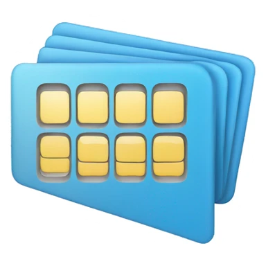 phone sim card  sticker