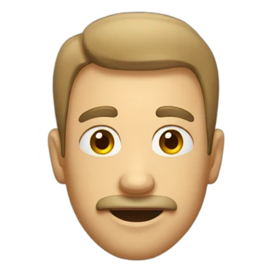 Man in a toilet sticker