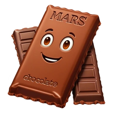mars chocolate bar sticker