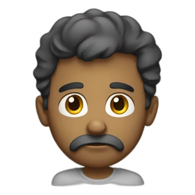 sad cartoonist sticker