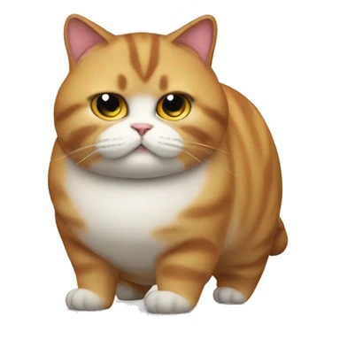 fat ass cat sticker