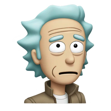 Rick sanchez from rick and morty sticker