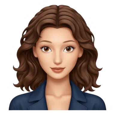 Bella hadid wavy hair sticker