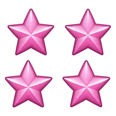 pink small three stars sparkling ✨ sticker