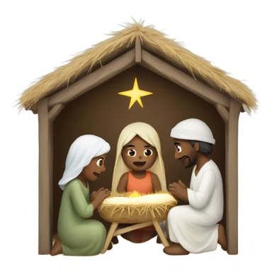 Nativity sticker