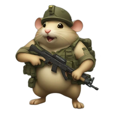 4 fat rats going to war sticker