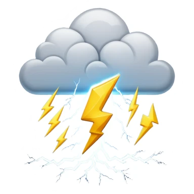 rayos tormenta sticker