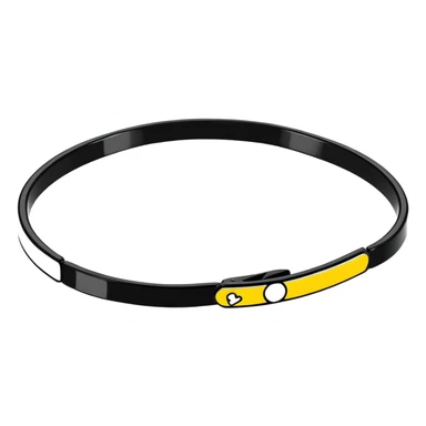 white Whoop band bracelet sticker