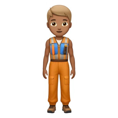 sleeveless brown jumpsuit sticker