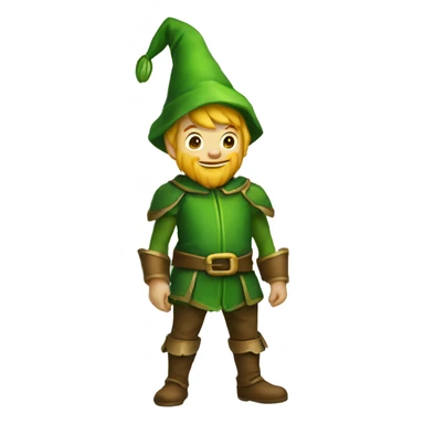 Lutin vert sticker