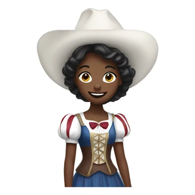 Snow White wearing texas a&m shirt sticker