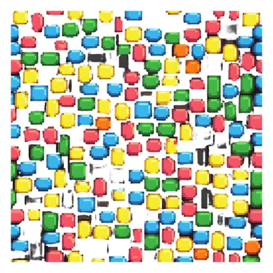colorful candy sticker
