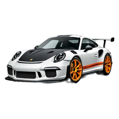 Porche 911 gt3 rs sticker