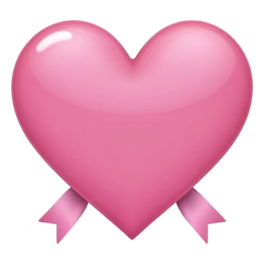 A pink heart design by pink ribon sticker