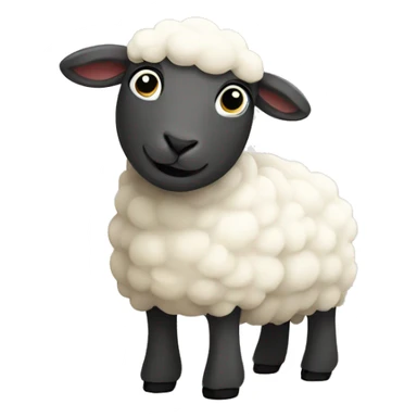 Sheep and lamb sticker