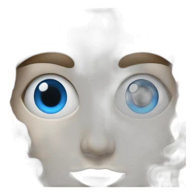 artifical intelligence make the eyes blue  sticker