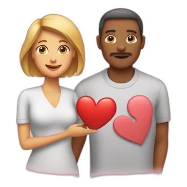 Heart and mom and dad sticker