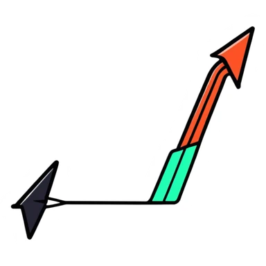 glowing upgrade arrow sticker